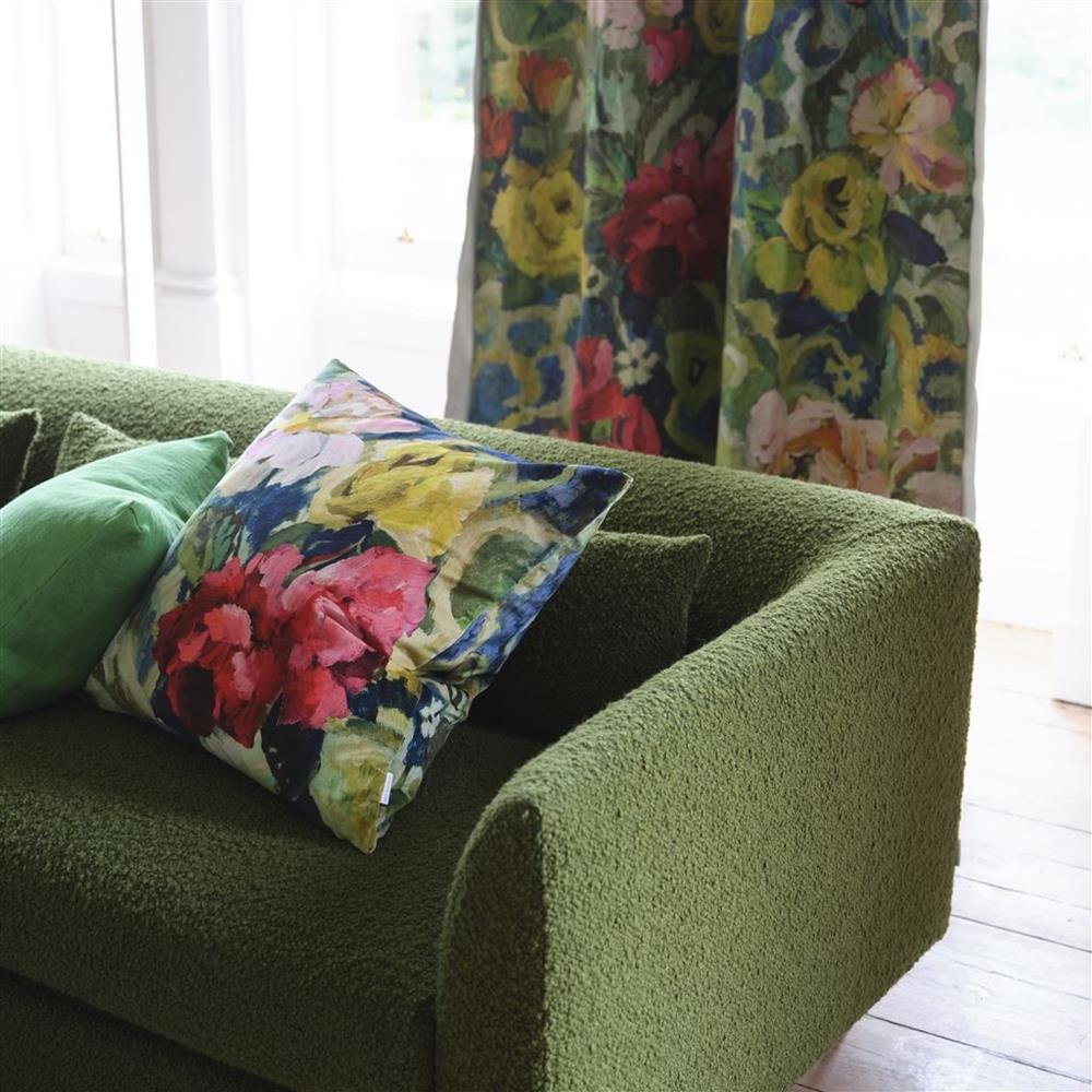 Tecido Tapestry Flower Vintage Green - Ouvidor