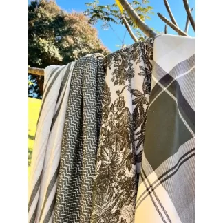 Tecido Xadrez Toulouse Cedro